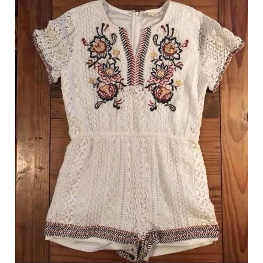 Blu Pepper girls XL Lined‎ romper